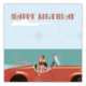 Happy Birthday lady in a convertible topper - square