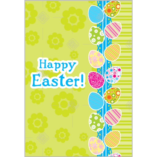 Happy Easter topper - portrait
