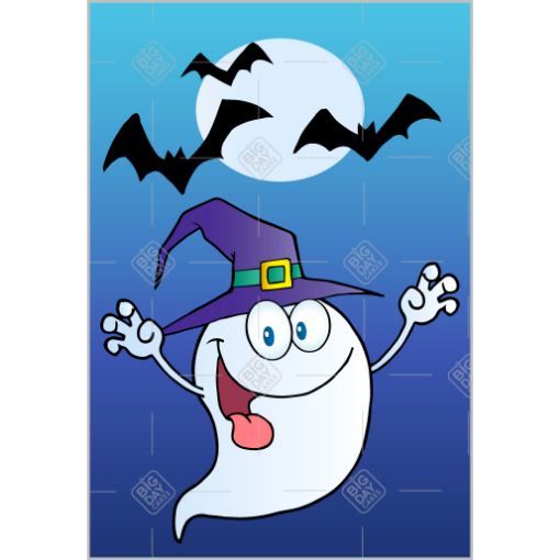 Cute ghost topper - portrait