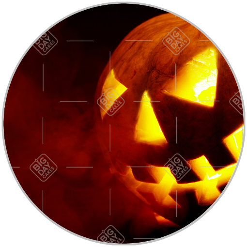 Pumpkin topper - round