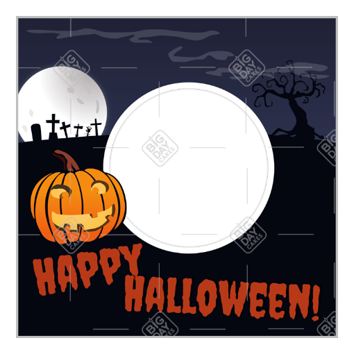 Pumpkin frame - square