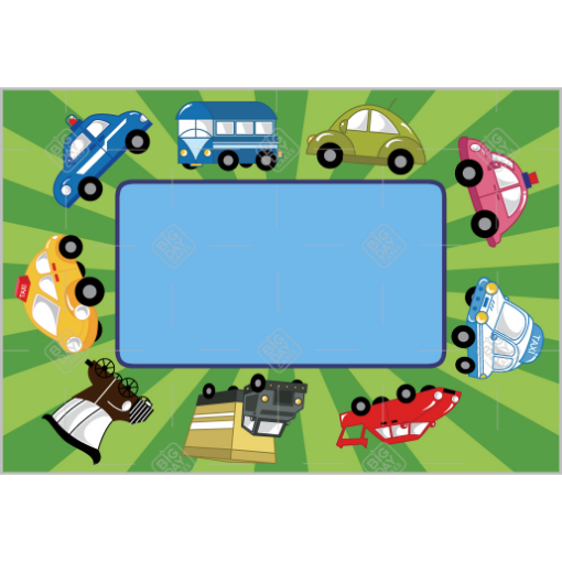 Cars frame - landscape