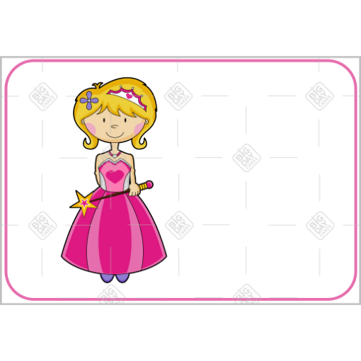 Princess topper - landscape