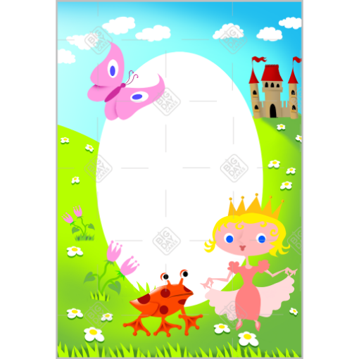 Princess frame - portrait