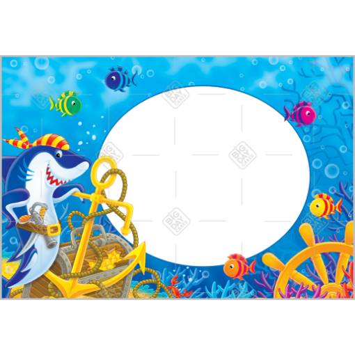 Shark frame - landscape