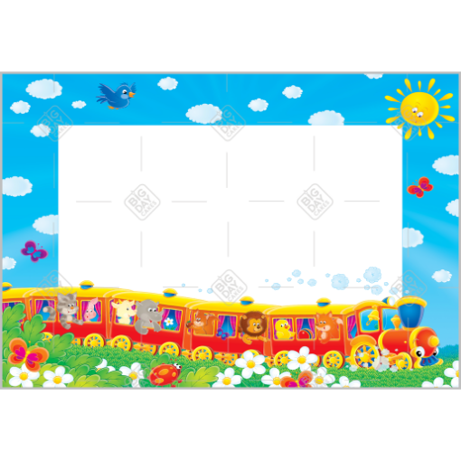Train frame - landscape