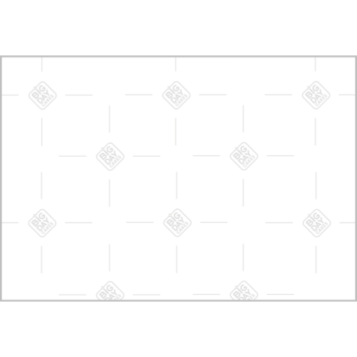 White heart cutout no outline frame - landscape