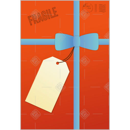 Parcel topper - portrait