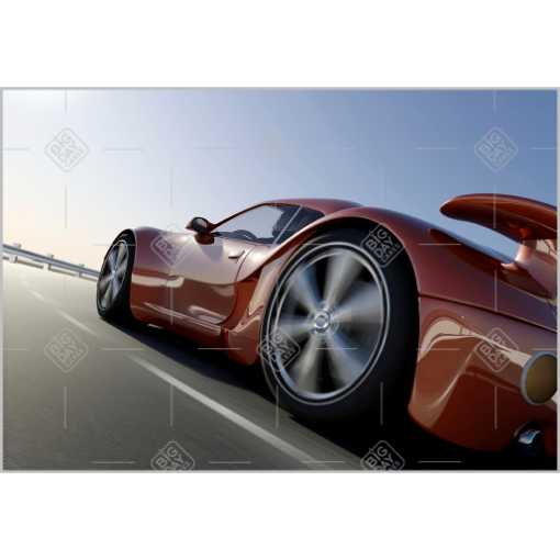 Sports car topper - landscape