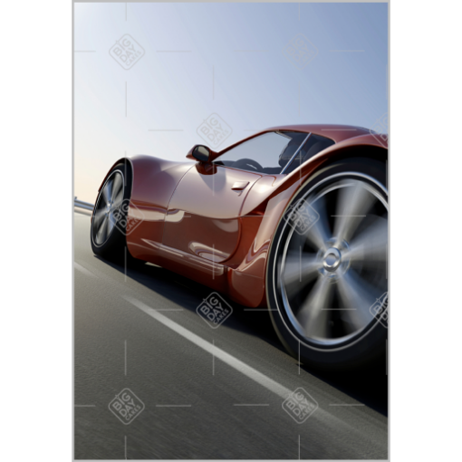 Sports car topper - portrait