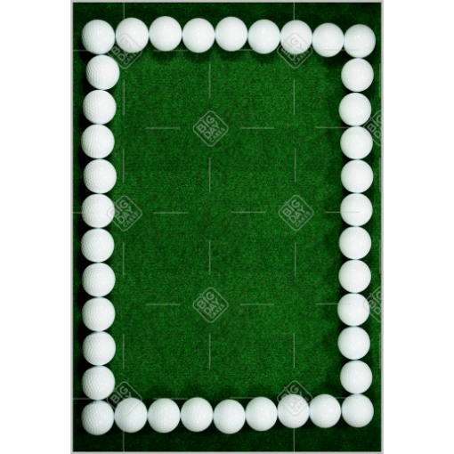 Golf balls topper - portrait
