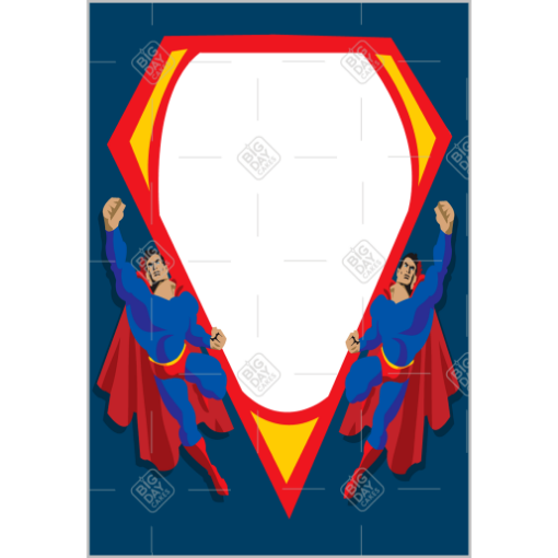 Superman frame - portrait