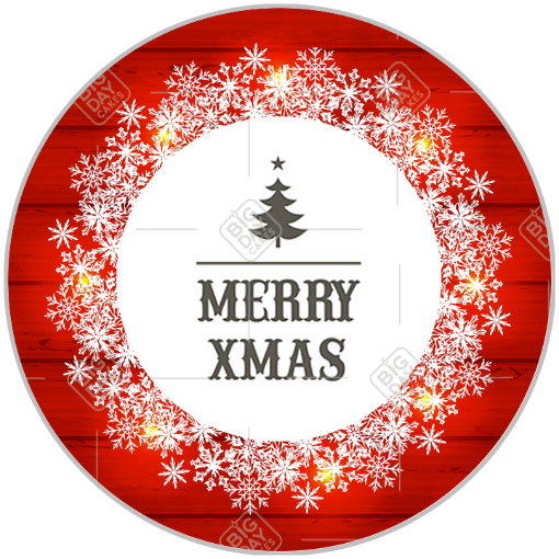 Bauble topper - round