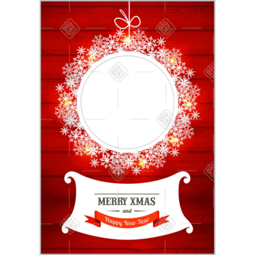 Bauble frame - portrait