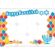 Hanukkah frame - landscape