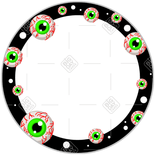 Eyeballs frame - round