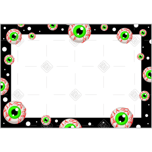 Eyeballs frame - landscape