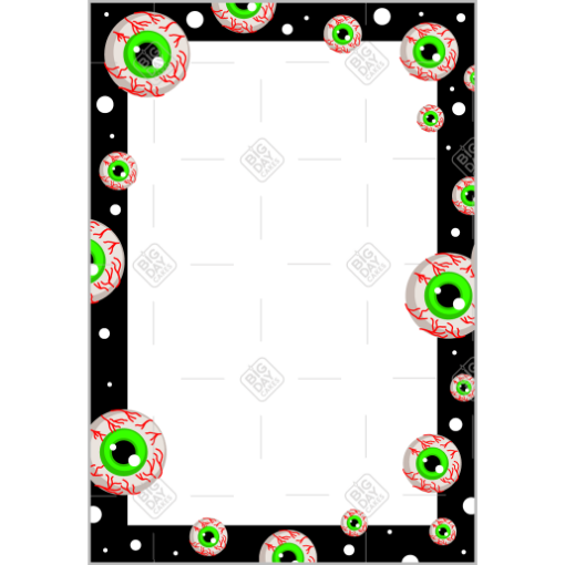 Eyeballs frame - portrait