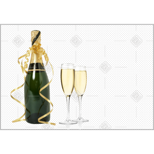 Champagne topper - landscape