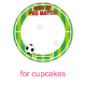 Football Man of the Match frame - cupcake