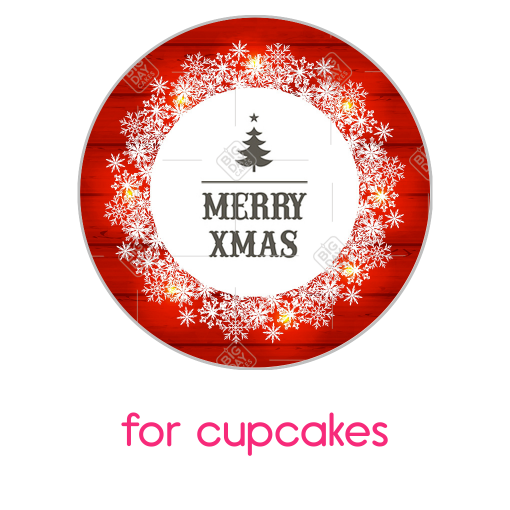 Bauble topper - cupcake