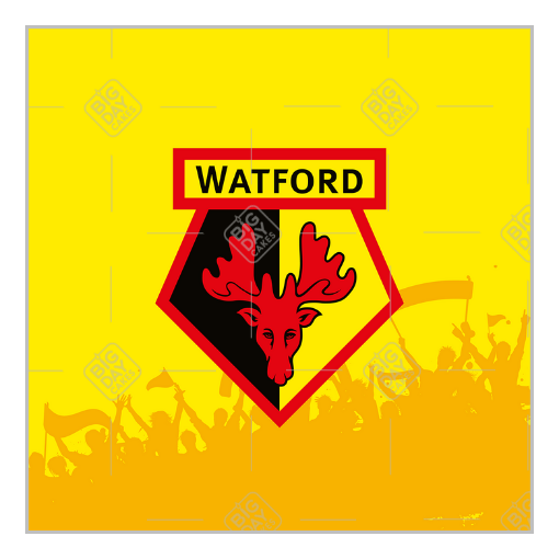 Watford-fans topper - square
