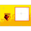 Watford FC with fans Happy Birthday frame - landscape