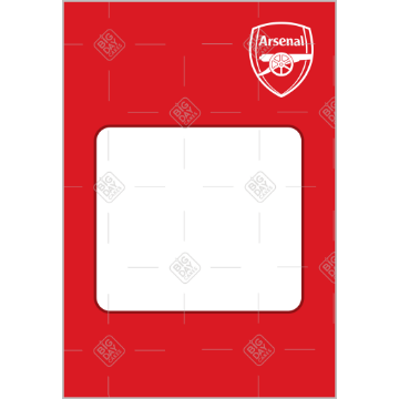 Arsenal-crest-photo frame - portrait