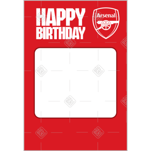 Arsenal-HB-photo frame - portrait