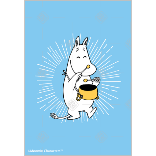 Moomintroll cake topper - portrait