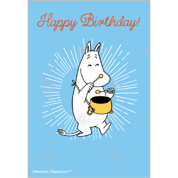 Moomintroll-Happy-Birthday topper - portrait