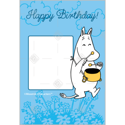 Moomintroll-HB frame - portrait