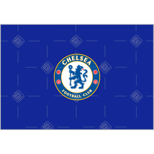 Chelsea-blue-crest topper - landscape