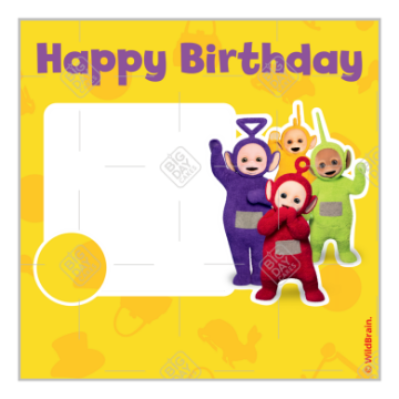 Teletubbies-HB-photo frame - square