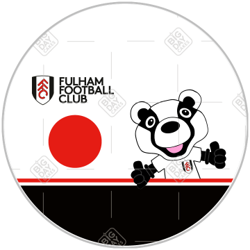 Fulham-Billy-Happy-Birthday topper - round