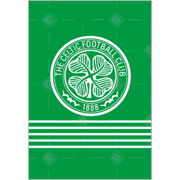 Celtic-crest-green topper - portrait