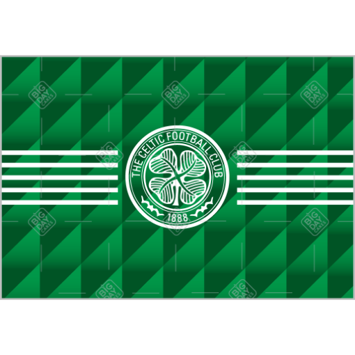 Celtic-crest-2tone topper - landscape