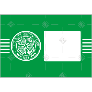 Celtic-green-photo frame - landscape