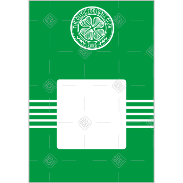 Celtic-green-photo frame - portrait