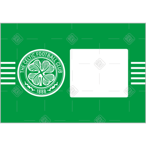 Celtic-green-HB-photo frame - landscape