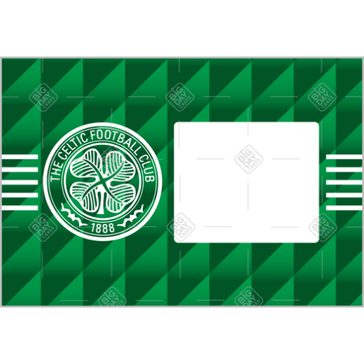 Celtic-2tone-photo frame - landscape