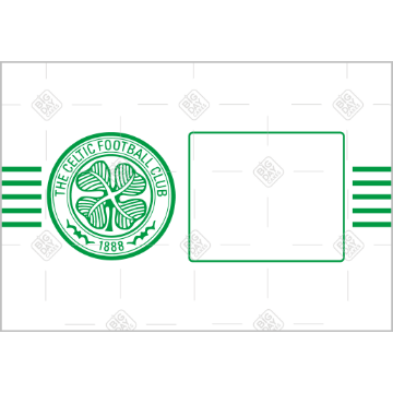 Celtic-white-HB-photo frame - landscape