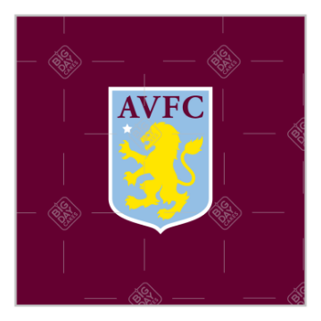 AV-claret topper - square