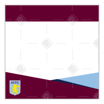 AVFC-claret-frame - square