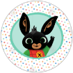 Bing Bunny dotty topper - round