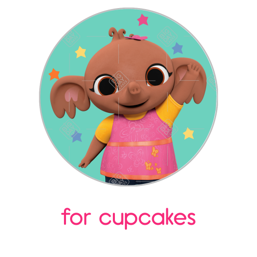 Bing-tq-stars frame - cupcakes
