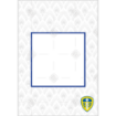 Leeds United Home Pattern Frame frame - portrait