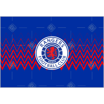 Rangers-zigzag topper - landscape