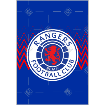 Rangers-zigzag topper - portrait