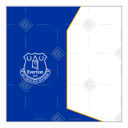 Everton Tower design Happy Birthday frame - square